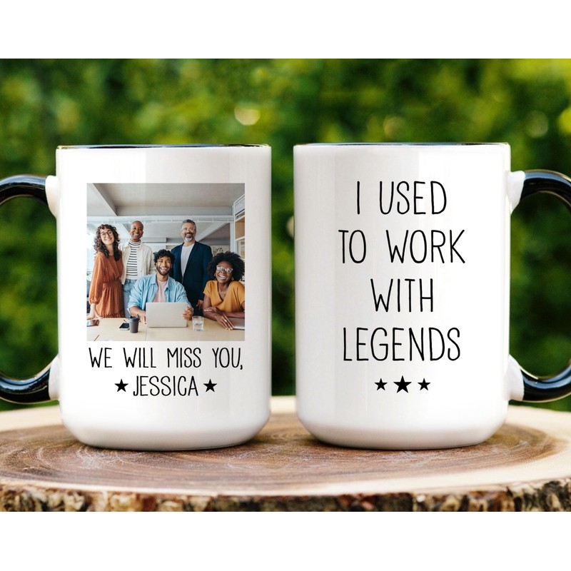 Custom Coworker Retirement Mug – I Used to Work with