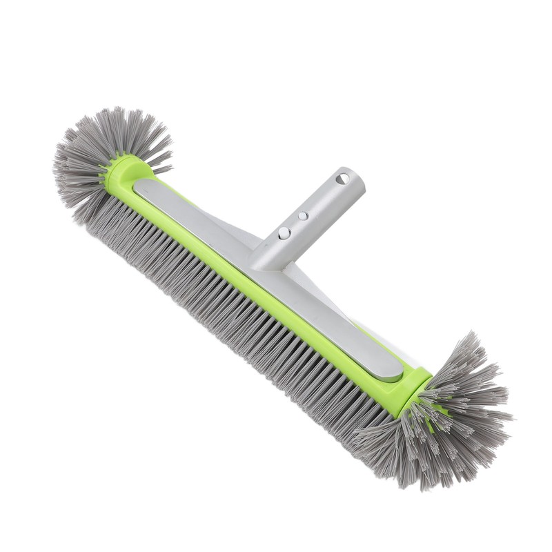 Pool Cleaning Brush Head Plastic Nylon Bristles Prevent Scratch Swimming
