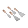 4 Pcs Putty Knife Scrapers Stainless Steel Spackle Knife Metal