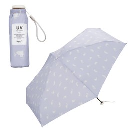 Wpc. CO02-333-002 Ultra Small Folding Umbrella, Baby Umbrella, Cat Purple, Rain Umbrella, Ribs, 19.7 inches (50 cm), 5.6 oz (160 g), Lightweight, Women's, Compact, Slim, Small, Mini, Lightweight,