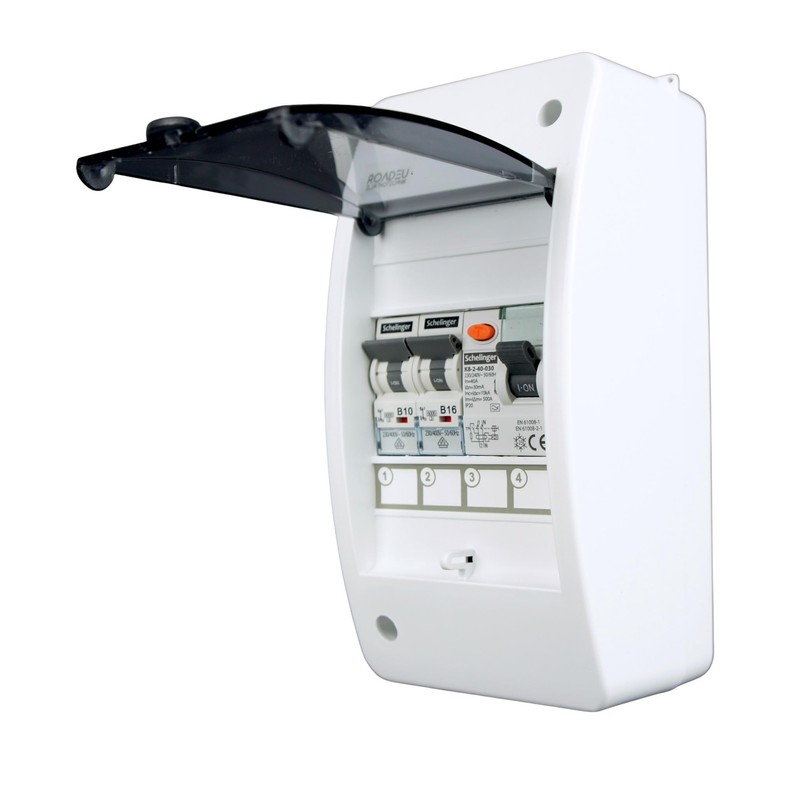 RoadEu Surface-Mounted Fuse Box 230 V FI 40 A 30