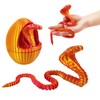 3D Printed Snake Eggs with 3D Printed Snake Inside, Cute
