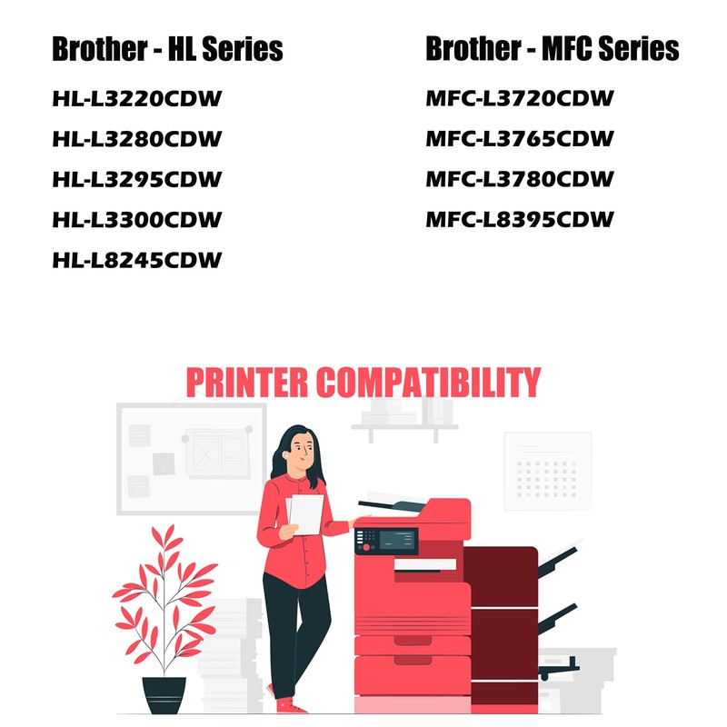 [New CHIP] PrinterPro™ Compatible Replacement for Brother TN229 XL Toner