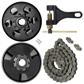 FELLERS SMALL ENGINES NEW CLUTCH KIT 10T 10 TEETH 420 CHAIN BREAK FITS HONDA GX160 GX200 MINI BIKE