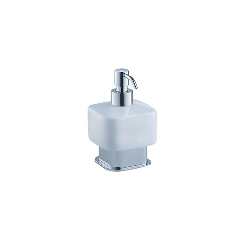 Fresca Bath FAC1361 Solido Free Standing Lotion Dispenser, Chrome