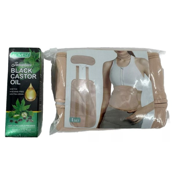 ALiver Jamaican Black Castor Oil 100% Pure Cold Pressed 4oz