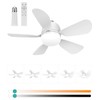 HK Ceiling Fan with Light and Remote,20 Inch, 5 Speeds