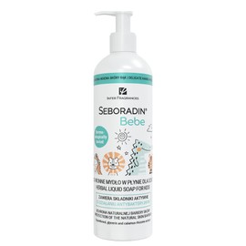 Seboradin Clean BEBE Protective Liquid Soap Antibacterial Thyme Oil Orange Oil D-Panthenol Relieves Irritation Hygiene and Protection Suitable for Children from 3 Years 200 ml