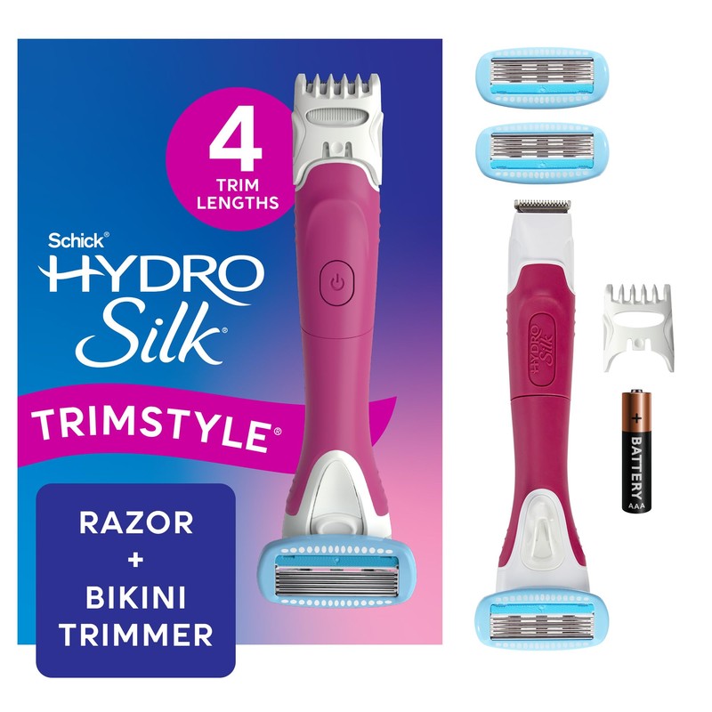 Schick Hydro Silk TrimStyle Razor with Bikini Trimmer for Women