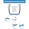 OLOMEE Reading Sunglasses Womens Round Readers Sunglasses +2.25 for Small