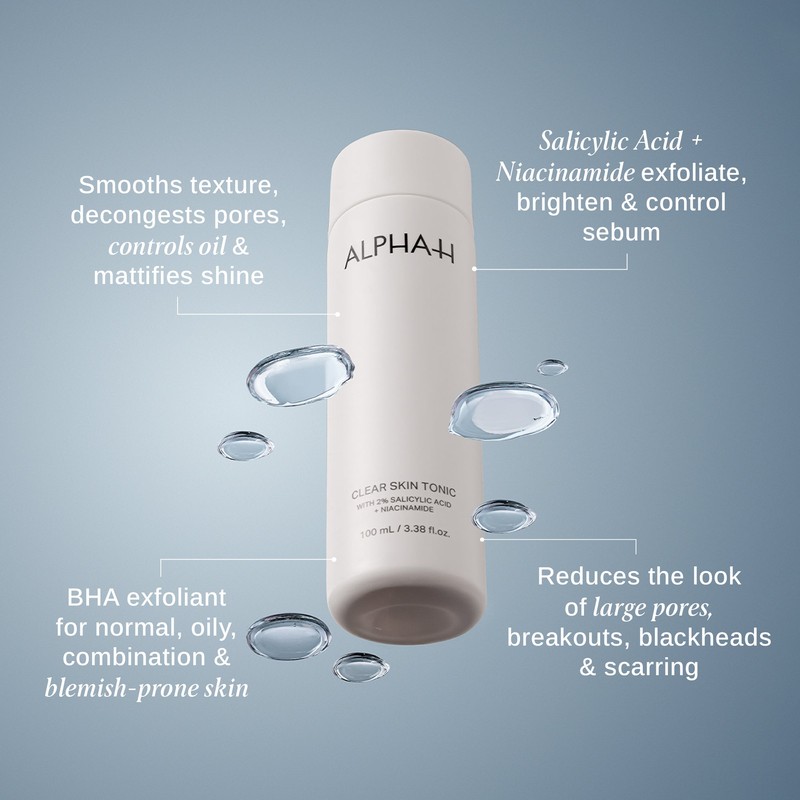 Alpha-H Clear Skin Tonic with 2% Salicilyc Acid + Niacinamide