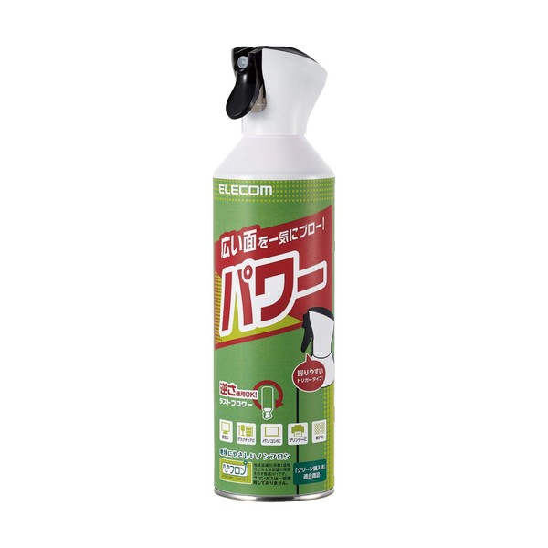 Elecom AD-ECOPW Air Duster, Upside Down Use, 11.8 fl oz