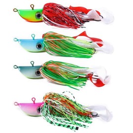 Njord Kalastus Rubber Fish with Jig Head 12 cm 4 Pieces (100 g) Rubber Fish Zander with Double Twister Tail and 2 Anxiety Hooks 3D Eye Predator Bait Set Norway Bait (100 g)