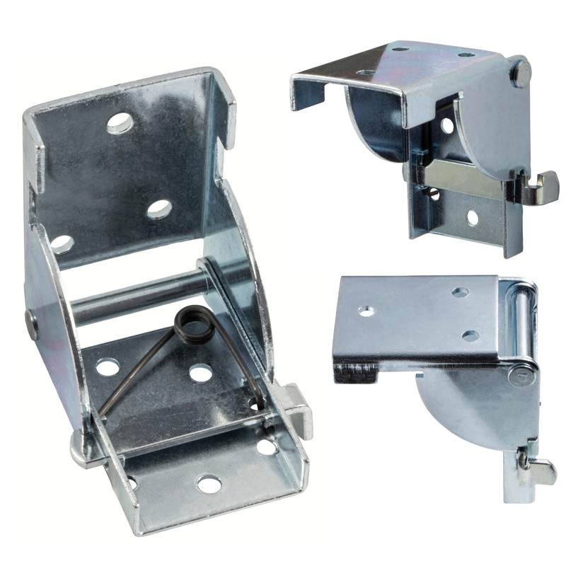 GedoTec® Hinge Fitting - 1 Pair, Folding Bracket, Table Hinge