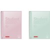 BRUNNEN College Notepad Premium Student "Pastel" A4 Pastel Colours (Random