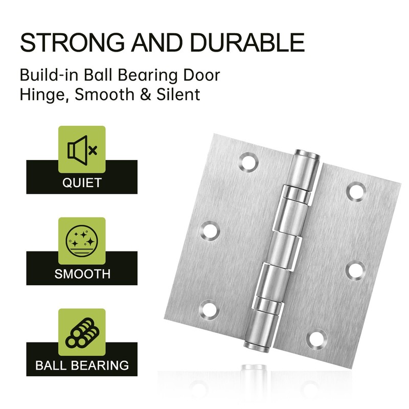 MOZCORN 3 Pack Door Hinges 3 x 3 Inches, Heavy