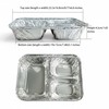 Jijukor 20 Pack 8.6" x 6.5" Disposable Aluminum Foil Pans