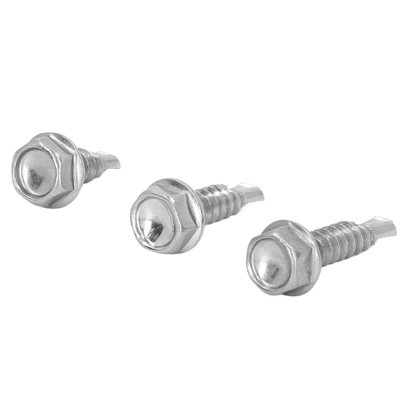 150PCS 304 Stainless Steel Self Tapping Screws Wafer Head Hex
