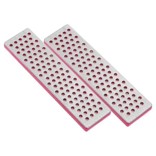 PATIKIL 100mm Extra-Coarse Ski Snowboard Diamond Stone,2Pcs Ski Edge Sharpener