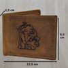 flevado RFID Protection Men's Wallet with Buffalo / Bull Embossing