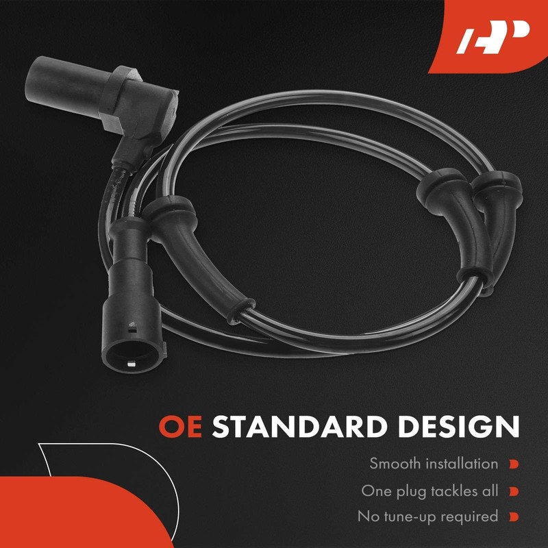 A-Premium Sensor de velocidad de rueda ABS compatible con Volkswagen