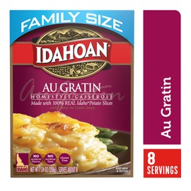 Idahoan® Au Gratin Homestyle Casserole Family Size, 7.34 oz (Pack of 10)