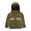 Burton Toddlers' Ascutney 2L Jacket, Forest Moss/Summit Taupe, 3T