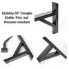 ZSHIGANMA 2 Racks Trailer Ladder Rack, Heavy Duty Steel Ladder