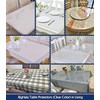 16 x 48 " Clear Plastic Table Protector Rectangle Thick
