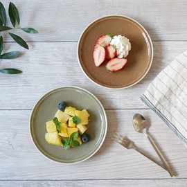 Tableware East Plate 5.7" Natural Olive