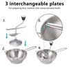 Rotary Food Mill with 3 Interchangeable Disks, Easy to Use