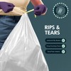 PAMI Tall 13-Gallon Kitchen Drawstring Trash Bags [60 Pack -