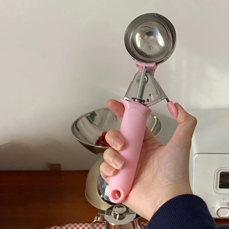 2 Pack Ice Cream Scoop Cookie Dough Scoop With Trigger