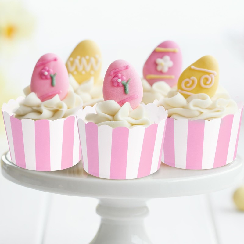 sourcing map 50pcs Cupcake Wrappers for Wedding, Paper Baking Cups