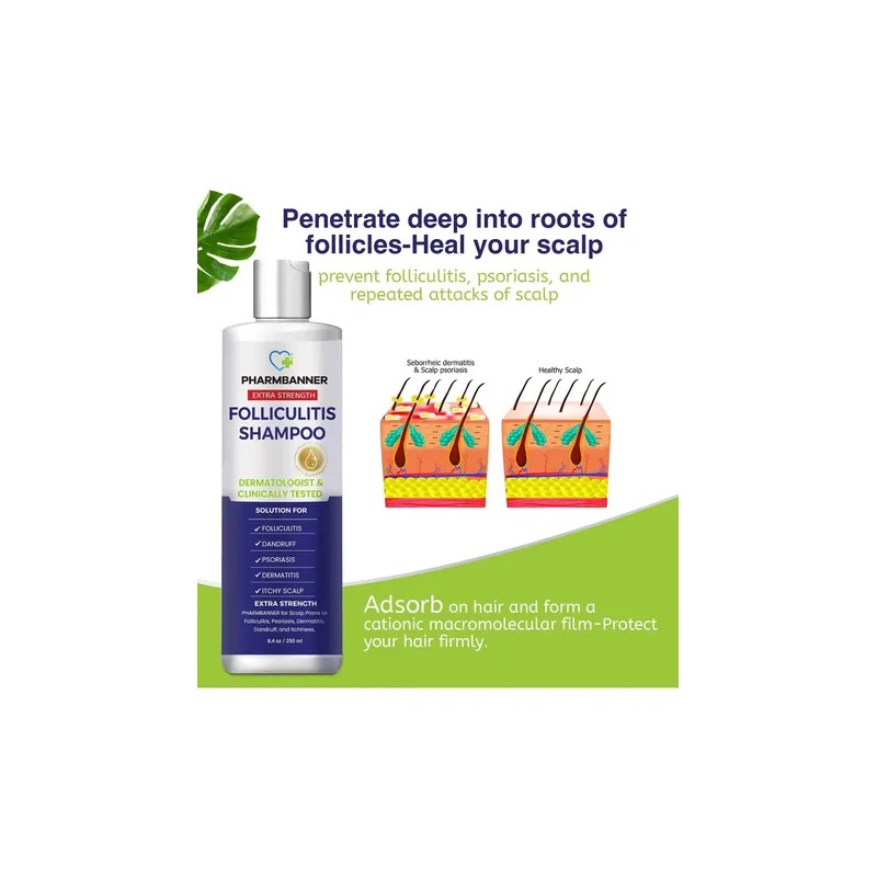 Shampoo Pharmbanner Para Foliculitis 250 Ml