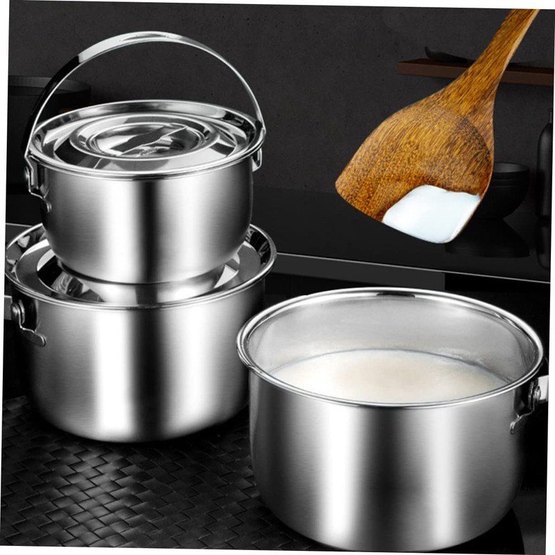 Ciieeo Stainless Steel Oil Basin with Lid Kitchen Multi Use
