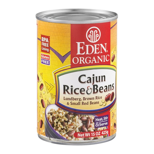 Eden Organic Cajun Rice & Beans, 15-Ounce Cans (Pack of 12)