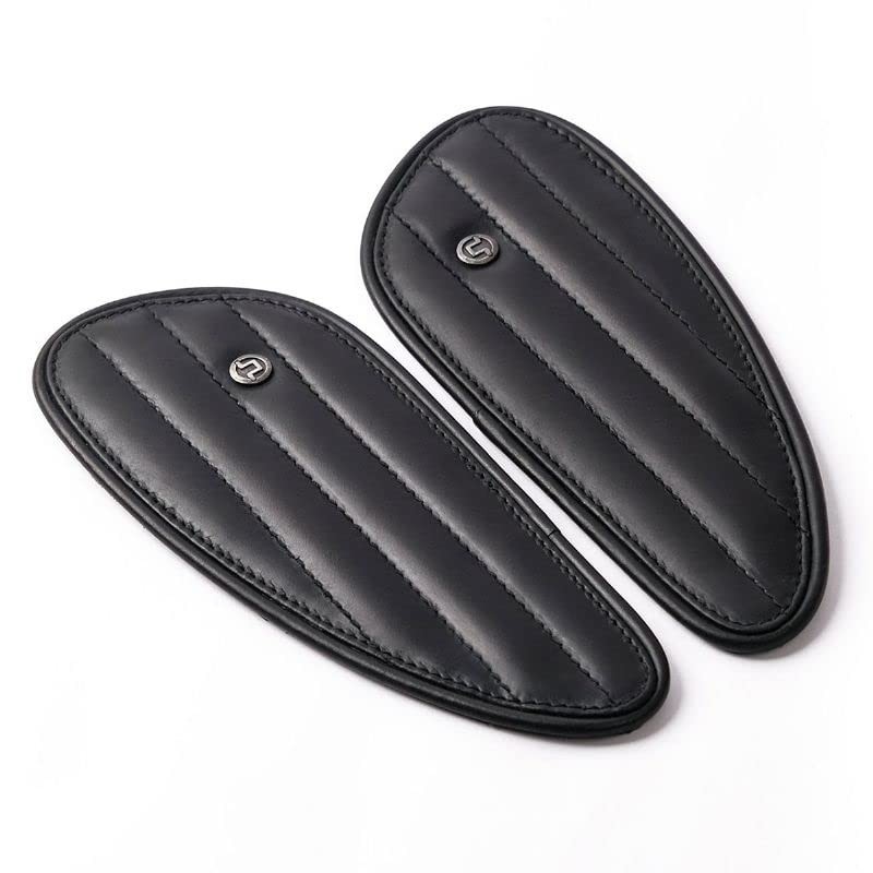 Trip Machines TANK PADS MINI LEATHER CLASSIC STRIPES Motorcycle Tank
