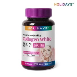 Holidays [Holidays] Collagen White 120 tablets 1 bottle (4 months supply) None / [홀리데이즈] 콜라겐 화이트 120정 1병 (4개월분) 없음