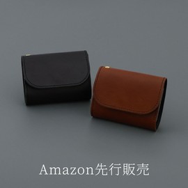 COTOCUL Men's Mini Wallet, Genuine Leather, Nishijin Metropolitan Leather, Bill Won't Break, Bill-fold, Small Wallet, Black