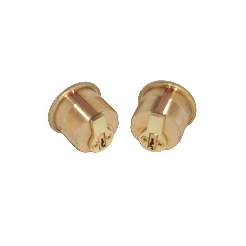 Marks Keyed Alike Pair of 15/16" Mortise cylinders for Iron