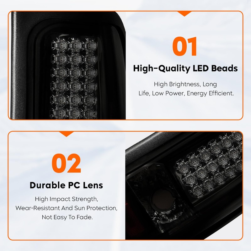 Tresound Tail Light + 3rd Third Brake Cargo Lamp for
