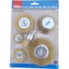 Hilka 51960250 6 pce Wire Brush Set for Drills