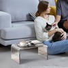 Musanpou Acrylic Step Stool, Clear Foot Stool for Bathroom, Bedroom,