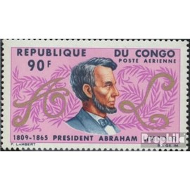 Prophila Collection Congo (Brazzaville) 84 (Complete Edition) Mint NH 1965 Abraham Lincoln (Stamps for Collectors)