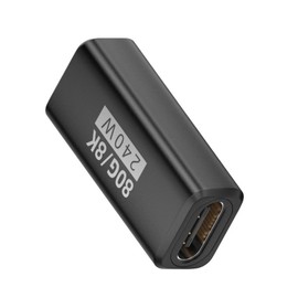 chenyang USB C Coupler,USB 5.0 Type C Female to Female Adapter Support 80Gbps Data Transfer PD 240W Fast Charging 16K/8K/5K Video Output