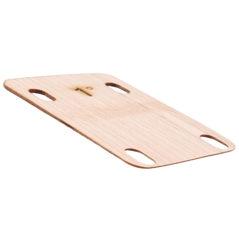 RuiJOTWAT 3 PCS Guitar Neck Shims Shim Solid Maple Wooden,