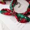 5 x Stretchy Christmas Headbands Set Bow Soft Elastic Alice
