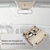 Donpida Overhead Map Lamp Console Reading Lights with Sunroof Switch