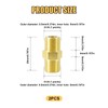 2pcs Gas Hose Connector Double Nipple Gas Quick Coupling Gas